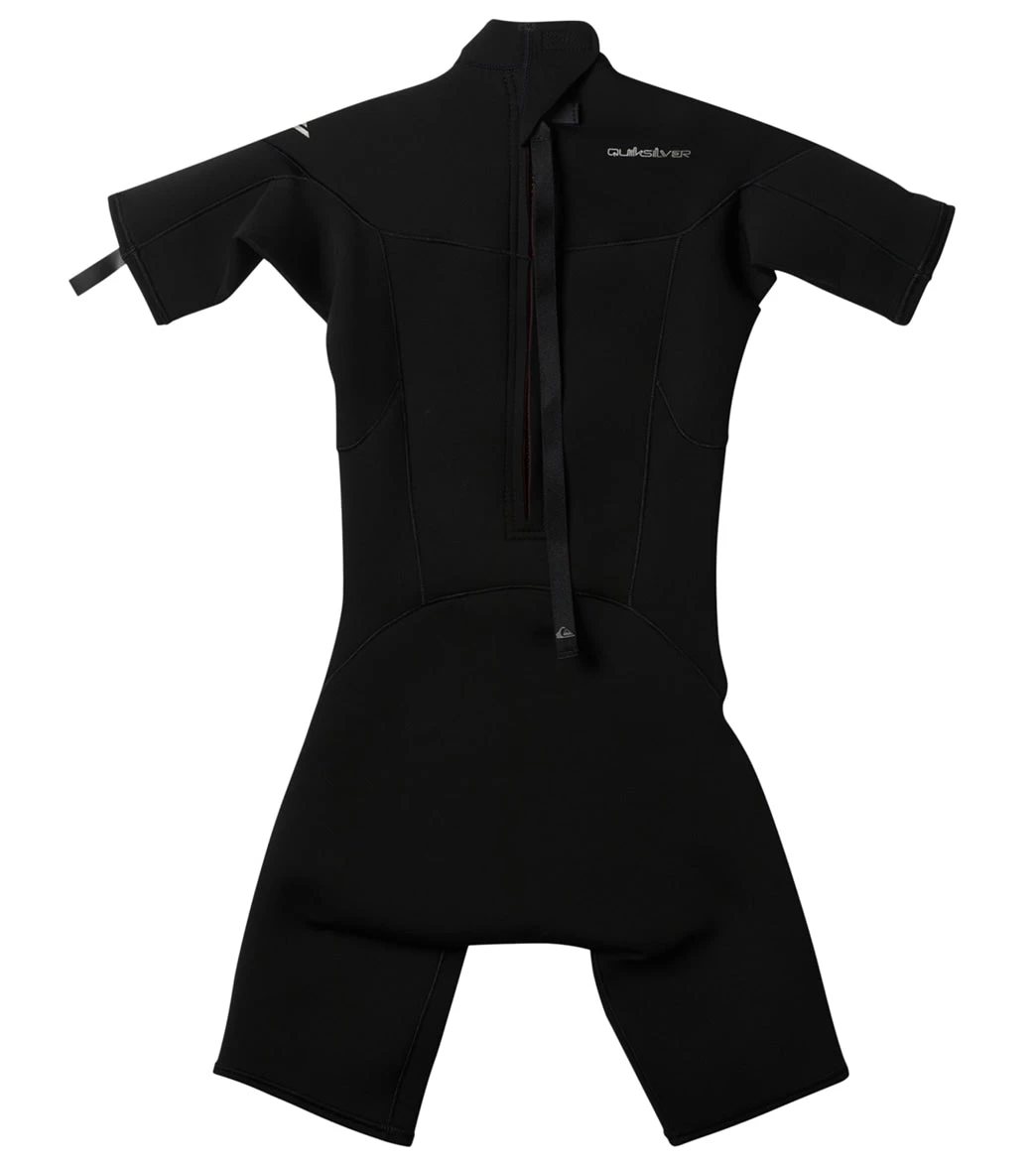 Quiksilver Youth 2/2mm Everyday Sessions Back Zip Short Sleeve Springsuit Wetsuit - Image 2
