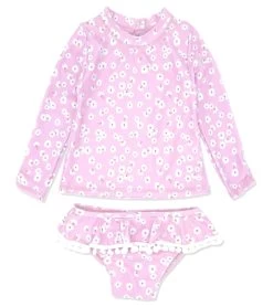 Girls' Sandy Toes Two Piece Swim Set (Toddler, Little Kid)