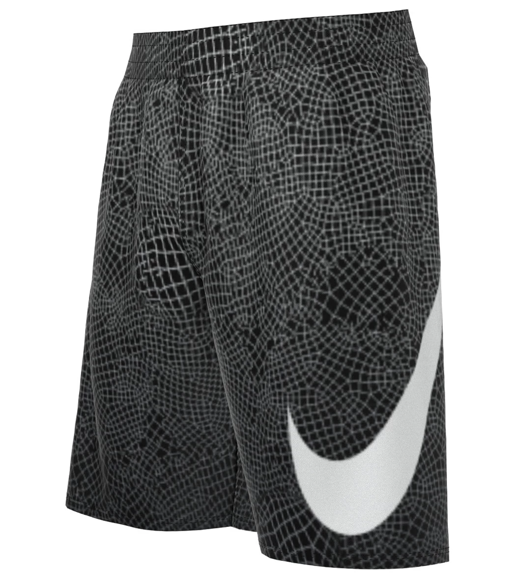 Nike Boys' Grid Swoosh Swim Trunks (Big Kid)