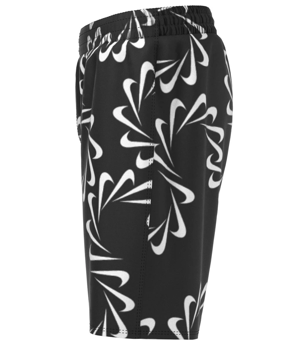 Nike Boys Mini Me Swoosh Line Swim Trunks (Big Kid) - Image 2